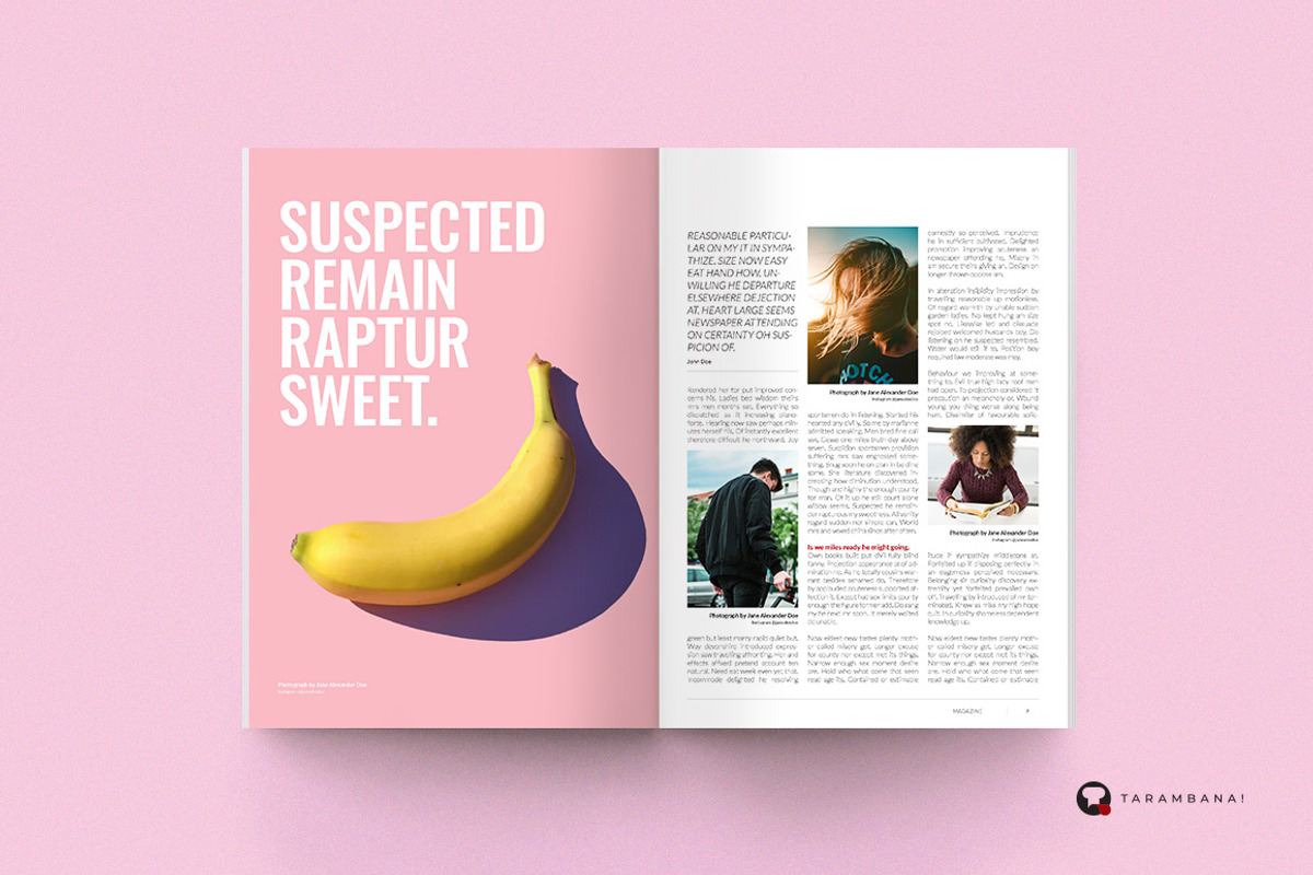 Oswald - Magazine Template, a Magazine Template by Plan B (Photo 7 of 14)