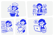 Emma: Character Universe, a Person Illustration by Danil Polshin (Thumbnail 14 of 14)