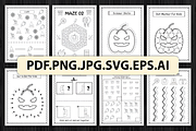 Halloween Activity Book for Kids, a Seasonal Illustration by Coco Bloom (Thumbnail 2 of 3)