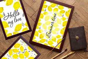 lemons. watercolor.SALE