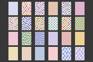 GROOVY PATTERNS. Y2K VECTOR TEXTURES