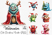 Cute Christmas Monster Sublimation,, an Illustration by CrexoraLab (Thumbnail 5 of 5)