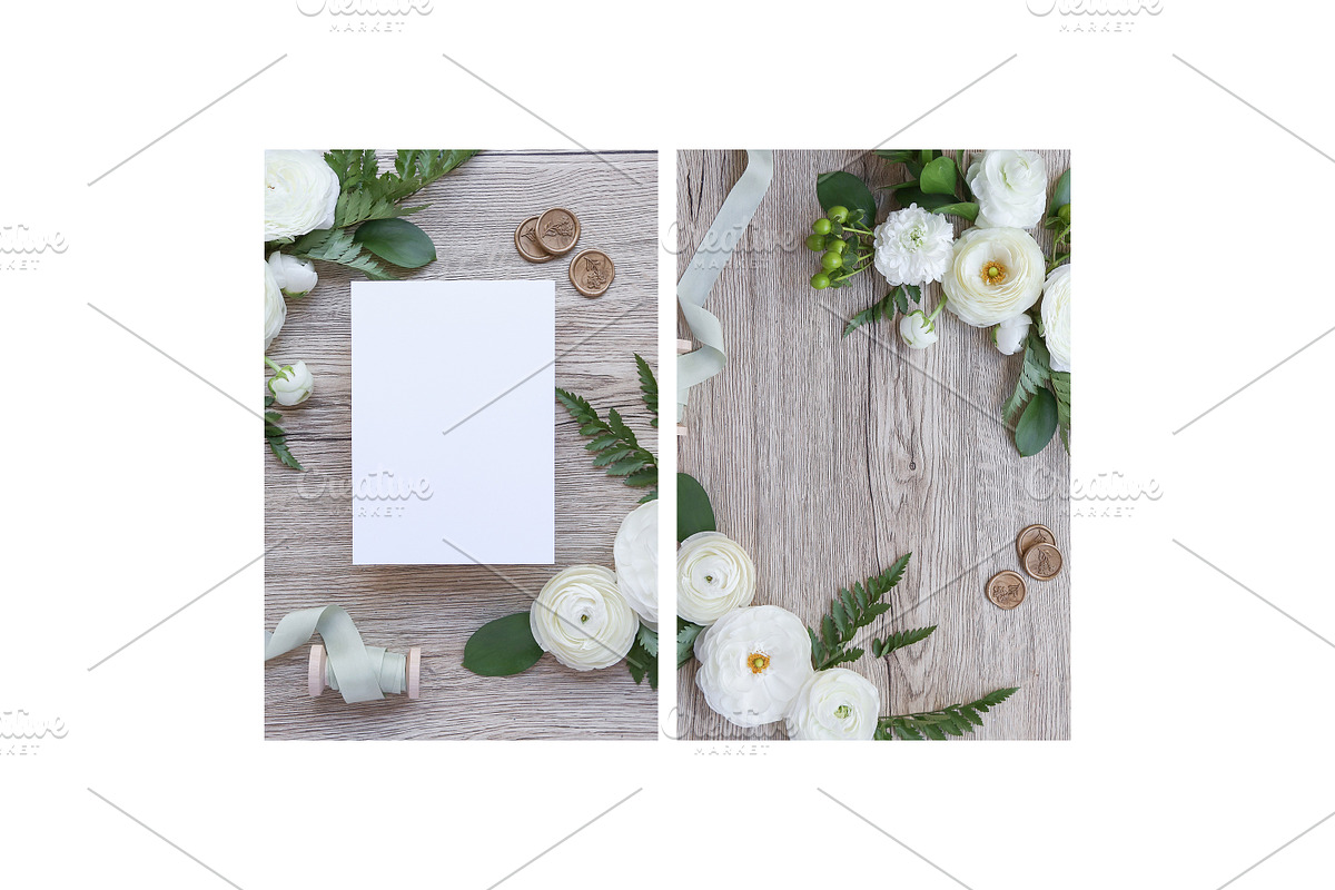 Fern - Invite Mock Up Bundle, an Arts & Entertainment Photo by Mockette (Photo 3 of 3)