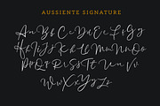 Aussiente Signature - Script, a Script Font by Inspiratype (Thumbnail 8 of 10)