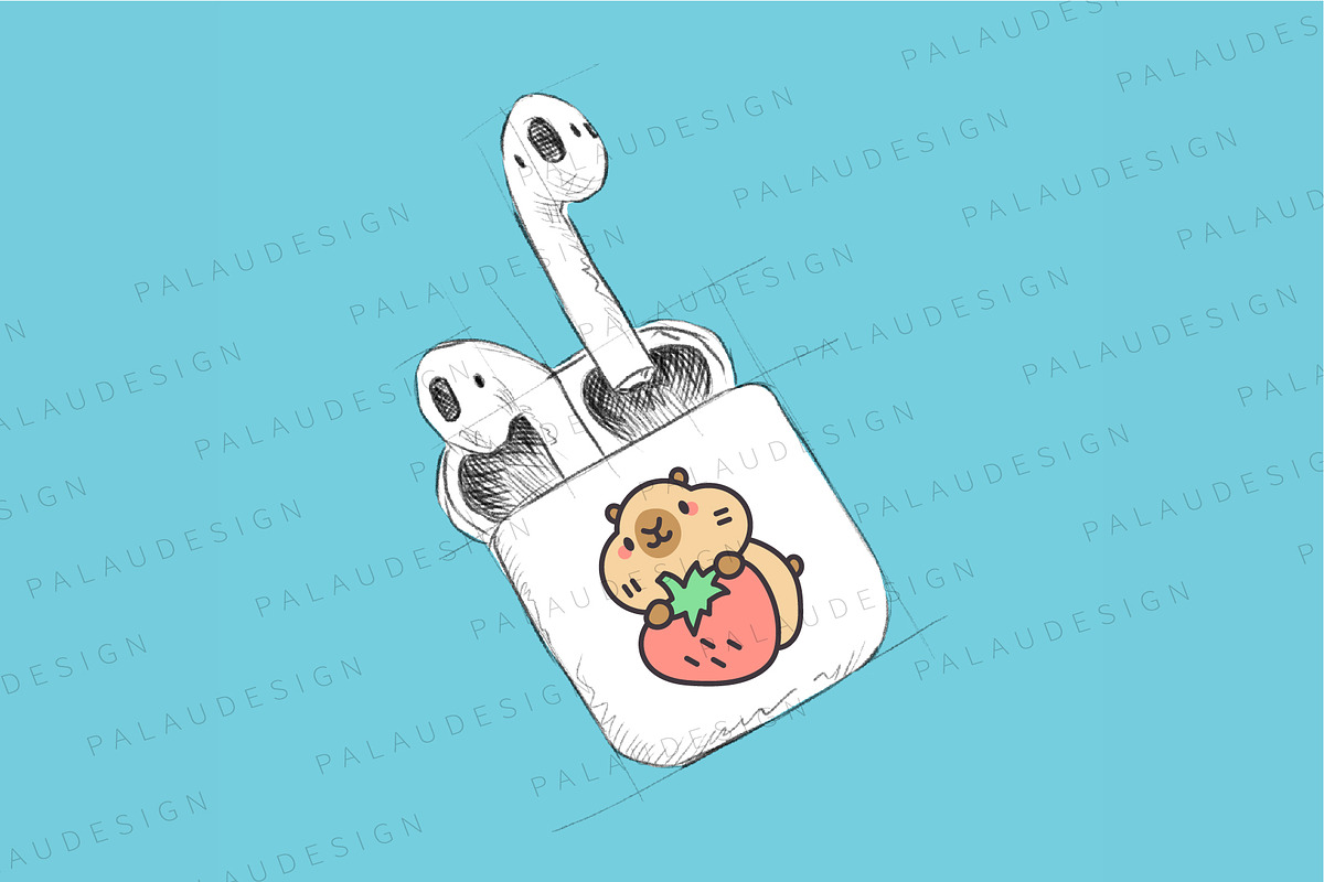 Guinea Pig Clipart Set, an Animal Illustration by Palau (Photo 8 of 12)