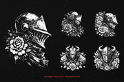 10 Bundle Dark Art Warrior Knight, an Illustration by Morspective (Thumbnail 5 of 7)