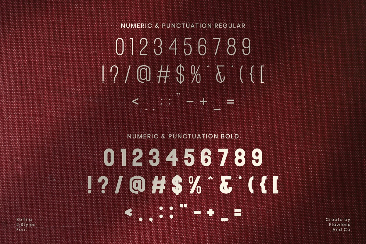 Sofina - Modern Sans Serif Font, a Sans Serif Font by Flawless And Co (Photo 9 of 10)