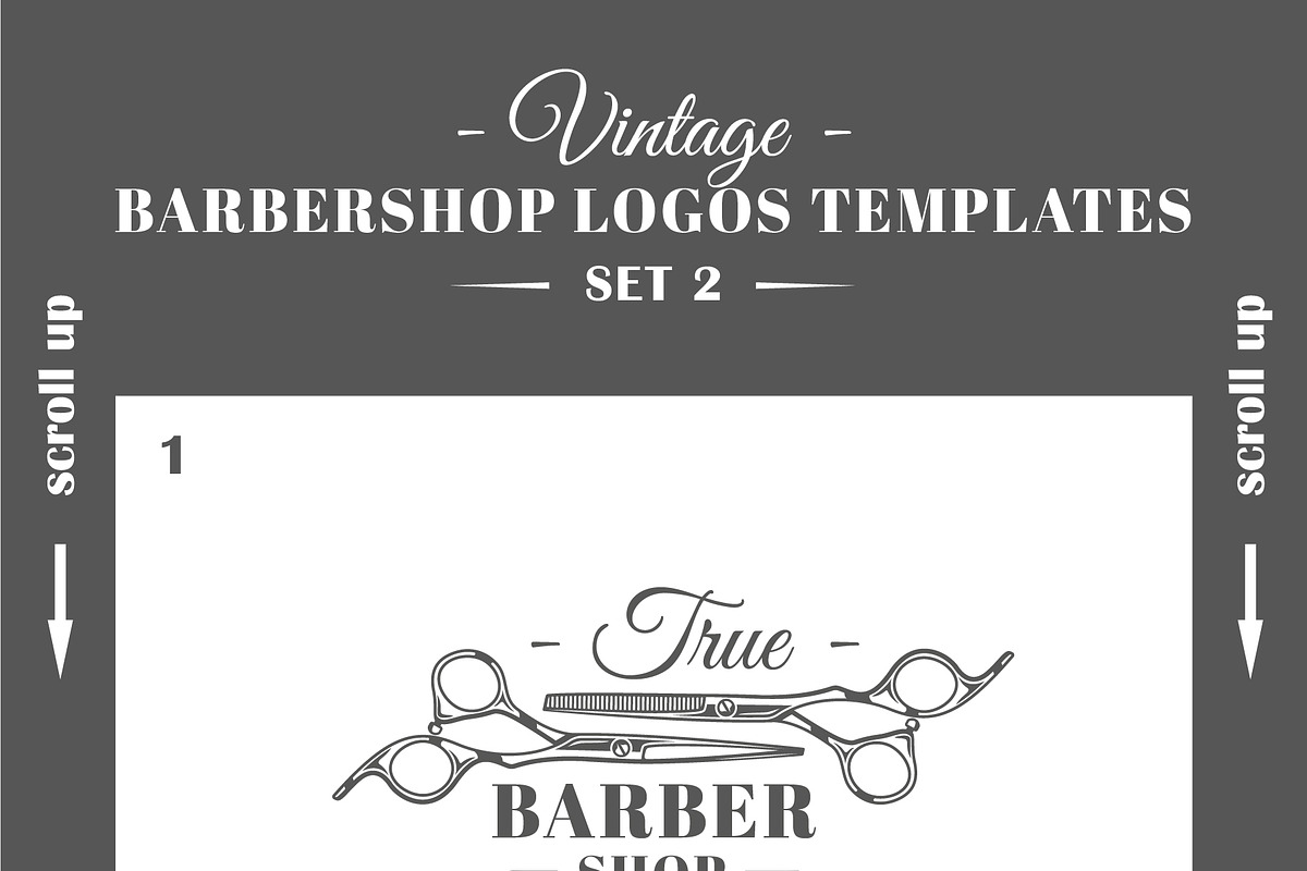 18 Barbershop Logos Templates, a Branding & Logo Template by Art Design (Photo 13 of 19)