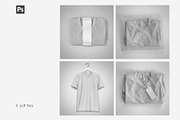 T-Shirt Mock-Up Set, a Packaging Mockup by Irena Matiash shop (Thumbnail 2 of 6)