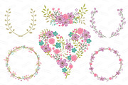 Vector Garden Party Vintage Flowers, an Illustration by Amanda Ilkov (Thumbnail 3 of 4)