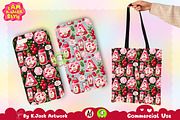 Cute Cranberry Soda Seamless Pattern, a Background Graphic by K.JackArtwork (Thumbnail 4 of 8)