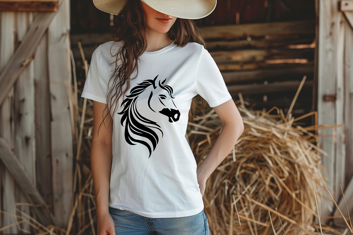 Horse Logo SVG| Cutting File| Horse, an Illustration by DesignHub (Photo 2 of 3)