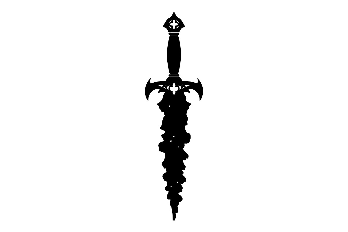 Ornamental Dagger Silhouette Bundle, an Object Illustration by Gaye Art (Photo 8 of 31)