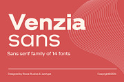 Venzia Sans Family Fonts, a Sans Serif Font by Siwox Studios (Thumbnail 1 of 10)