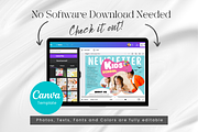 Kids Newsletter Canva Template, an Email Template by PixelCraft (Thumbnail 4 of 9)