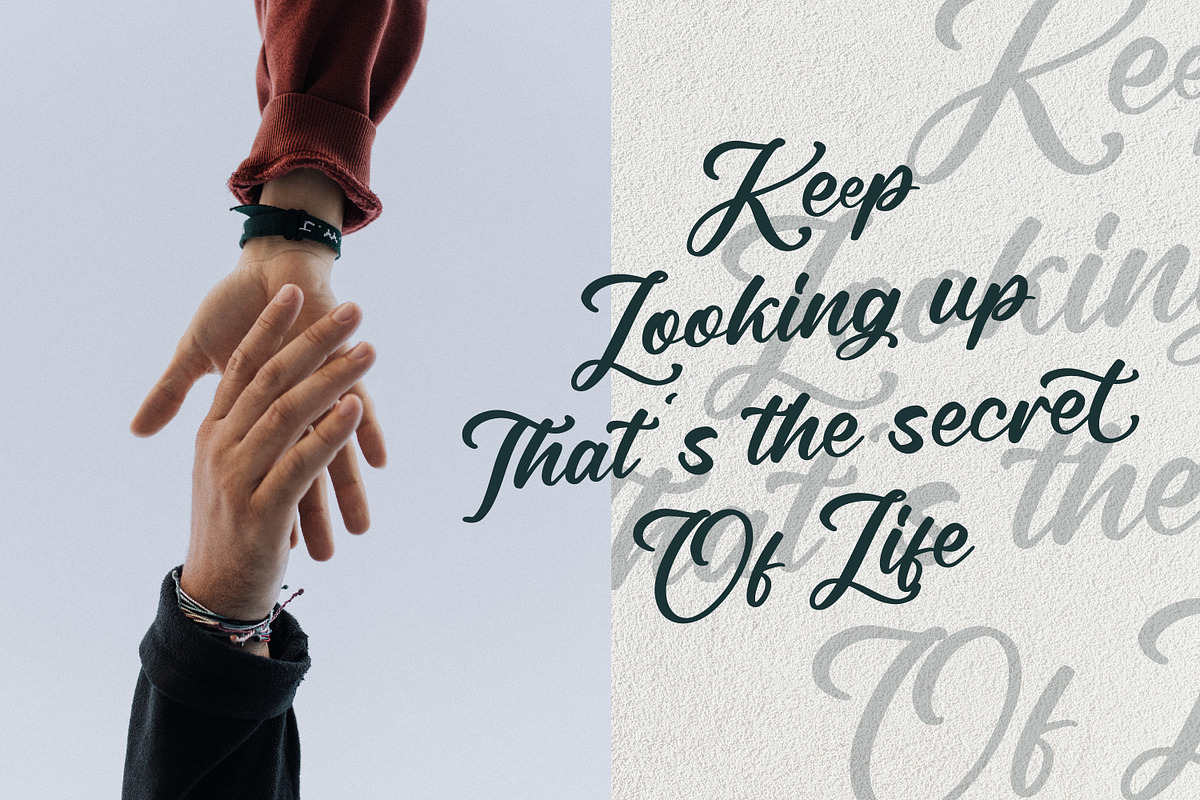 Rough Anthem - Modern Script Font, a Script Font by ribethstudio (Photo 7 of 12)