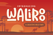 Waliroo Font, a Font by Denise Chandler (Thumbnail 1 of 7)
