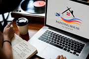 Painting Company Logo Collection, a Branding & Logo Template by YUDesignStore (Thumbnail 7 of 16)