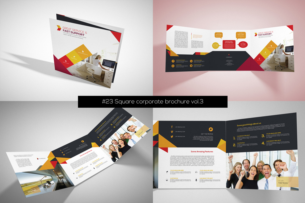 Graphic Templates Bundle Dream, a Brochure Template by RudanStudio (Photo 24 of 52)