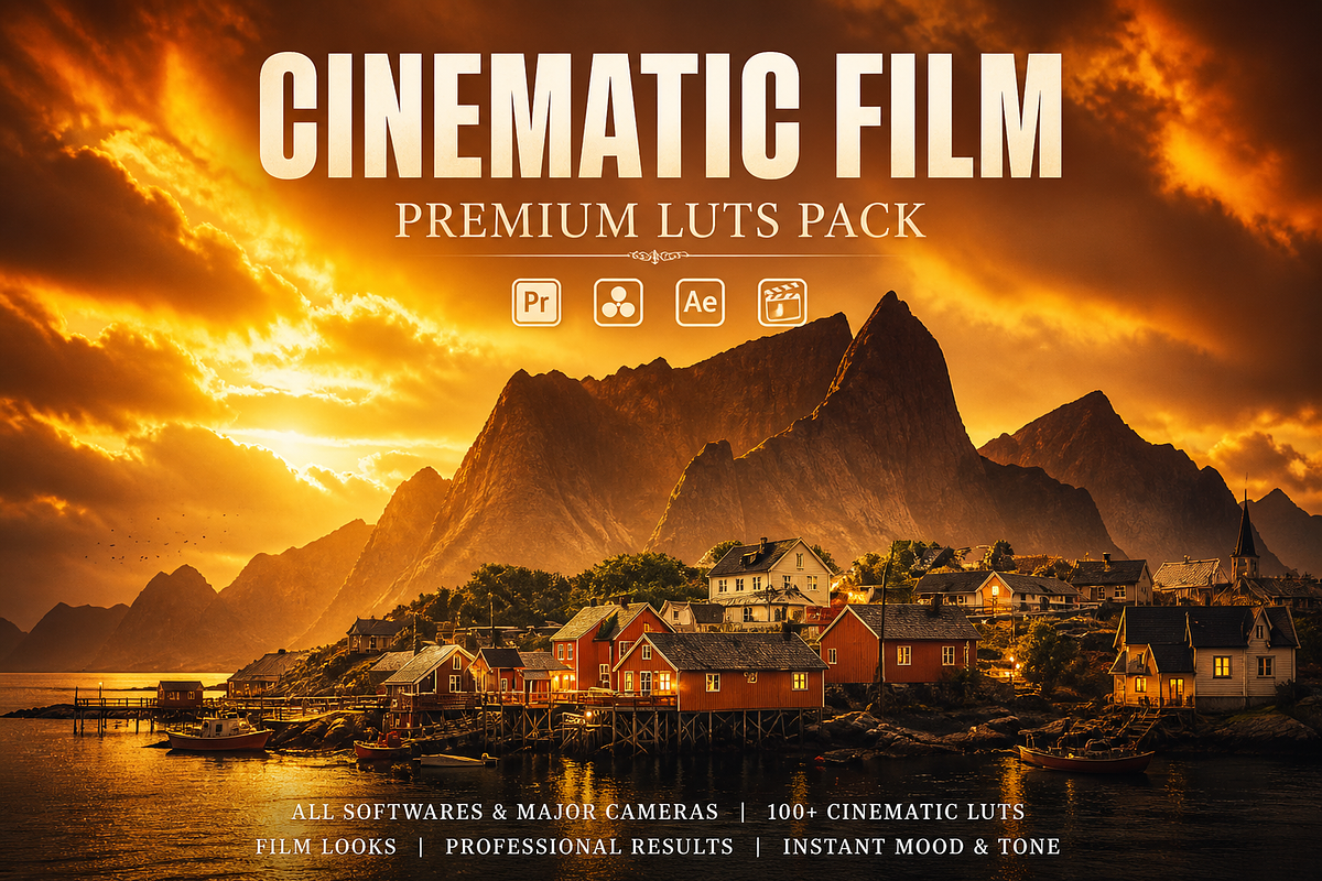 Cinematic Hollywood Film Video LUTs, a Preset Add-On by AAA Presets (Photo 1 of 3)