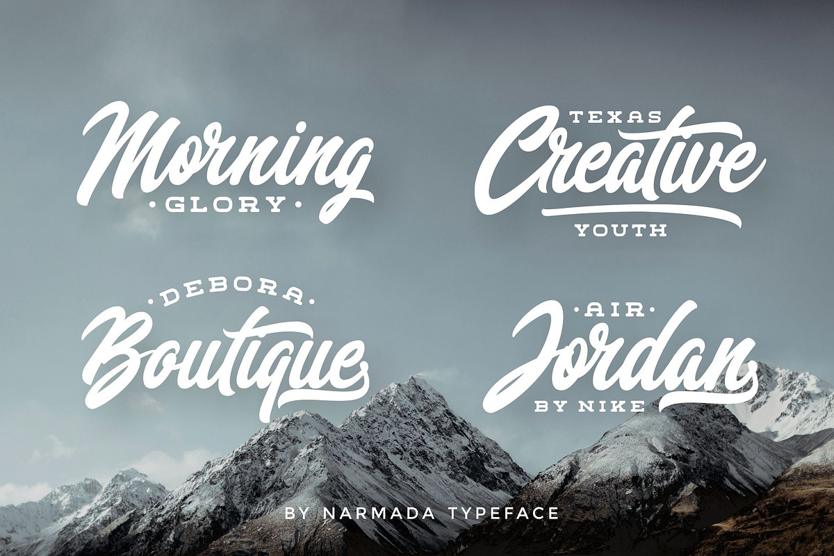 Narmada Typeface preview 5