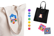 Chakras & geometry  kawaii style, an Animal Illustration by Alena (Thumbnail 4 of 6)