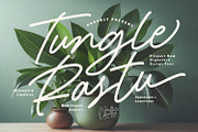 Tungle Rastu Raw Signature Script, a Script Font by Maulana Creative (Thumbnail 1 of 7)