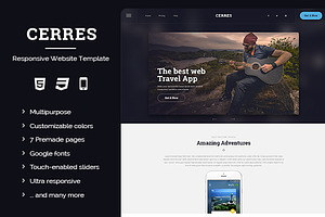 Cerres - Responsive Website Template