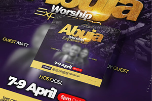 Worship Night Experience Flyer