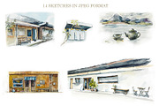 Japanese Watercolor Sketches, a Food Illustration by Budogoshch (Thumbnail 3 of 7)