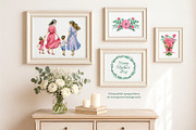 Motherhood - Watercolor collection, a Person Illustration by NataliMiasStore (Thumbnail 4 of 8)