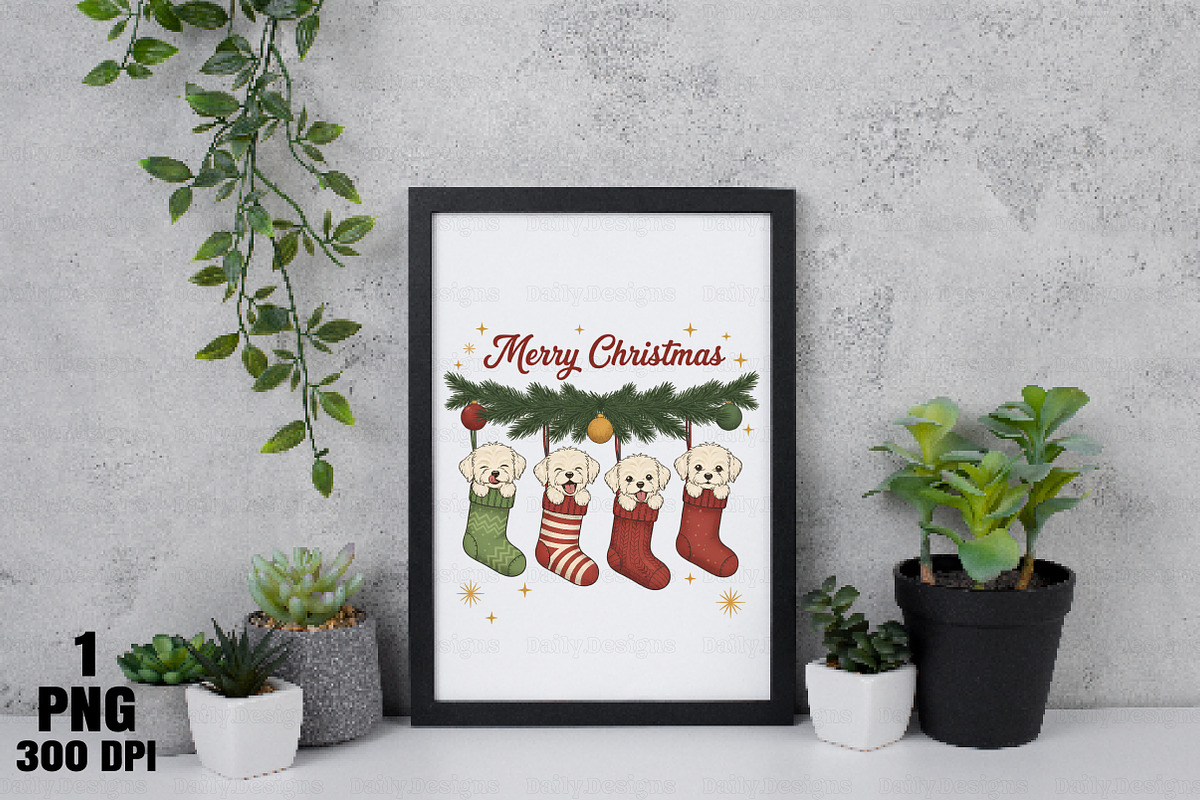 Funny Christmas Dog PNG, an Illustration by Daily.Designs (Photo 3 of 10)