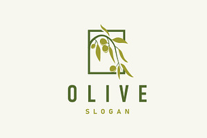 Olive Logo Olive Leaf Plant Herbal, a Branding & Logo Template by Maylianaw28