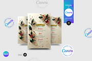 Christmas Menu Flyer Template, a Flyer Template by Aam360 (Thumbnail 1 of 3)