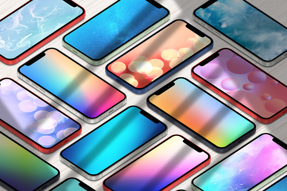 ALL 3D iPHONE MOCK-UP BUNDLE VOL-1, an iPhone Mockup by Graphicsworld125 (Photo 6 of 62)