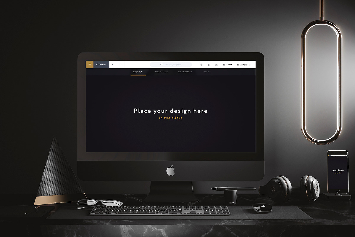 Workspace Mockup Set 7, an iPhone Mockup by Best Pixels™ (Photo 3 of 10)