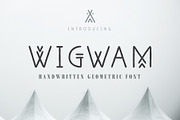 Wigwam - Handwritten Geometric Font, a Symbol Font by Struvictory.art (Thumbnail 1 of 9)