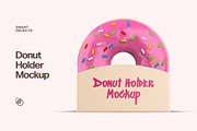 Donut Holder Mockup, a Packaging Mockup by Dev.Rawat21 (Thumbnail 1 of 3)