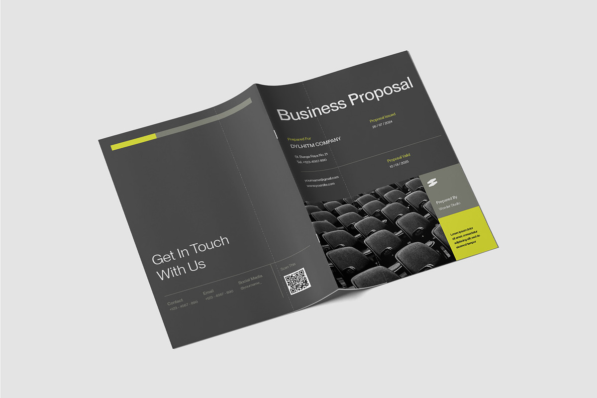 Project Business Proposal Template, a Brochure Template by TMint Play (Photo 8 of 8)