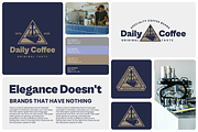 Daily Coffee Logo Template, a Branding & Logo Template by Headfonts (Thumbnail 2 of 3)