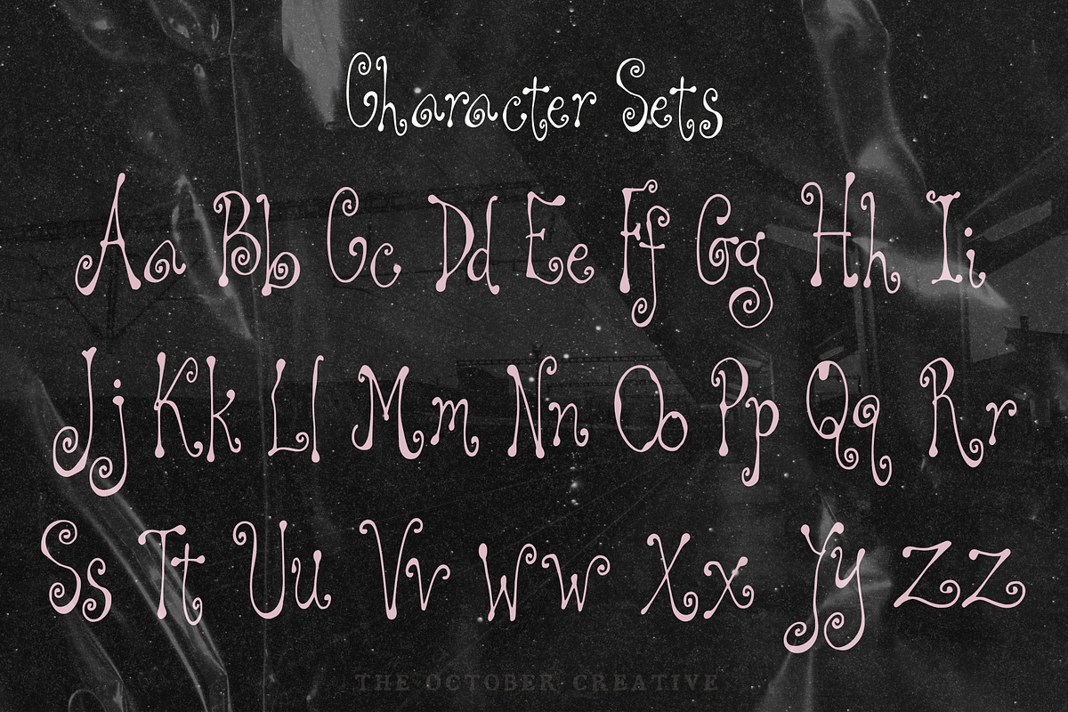 Lightest Little Lie Curly Display, a Handwritten Font by The October Creative (Photo 3 of 8)
