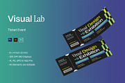 Visual Lab - Ticket Event, a Card Template by StreaksideStd (Thumbnail 1 of 3)