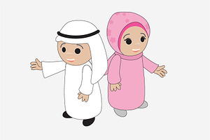 Qatari Kids charity Logo Vector, a Graphic by Logoworks