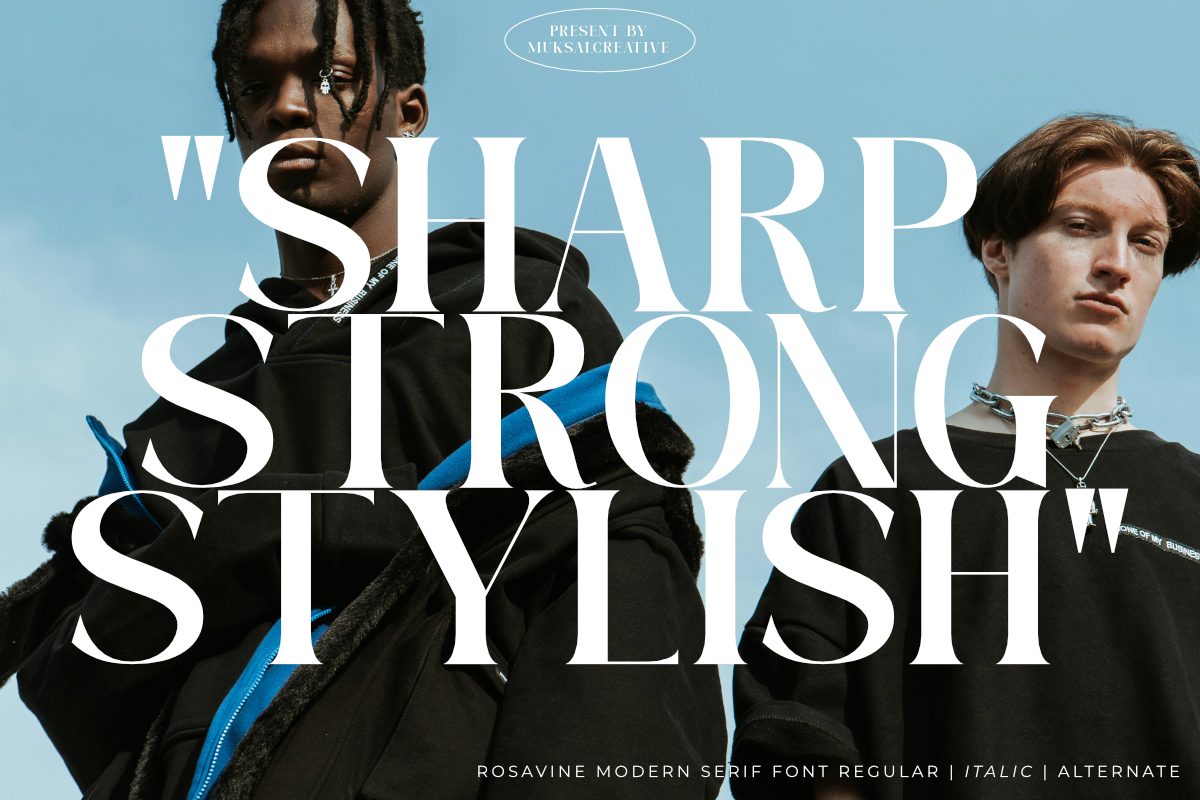 Rosavine, a Serif Font by Muksal Creative (Photo 3 of 10)