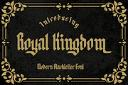 Royal Kingdom - Blackletter Font, a Blackletter Font by Pixesia Studio (Thumbnail 1 of 10)