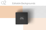 Front Tuck Square Mailing Box Mockup, a Packaging Mockup by Sheikhadesign (Thumbnail 3 of 10)