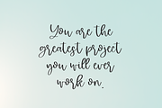 Hypnotic Script, a Handwritten Font by Beck McCormick (Thumbnail 7 of 10)