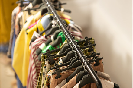 Women's casual clothes hanged on a, a Beauty & Fashion Photo by Barcelona_dreams