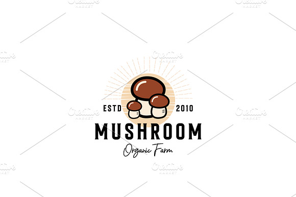 Mushroom Product Logo Design preview 2