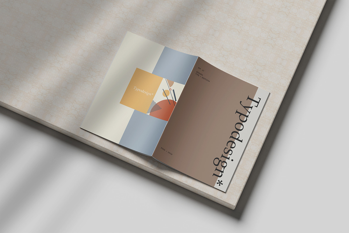 Mockup Book catalogue, a Branding & Logo Template by Minimalist Logos (Photo 5 of 7)